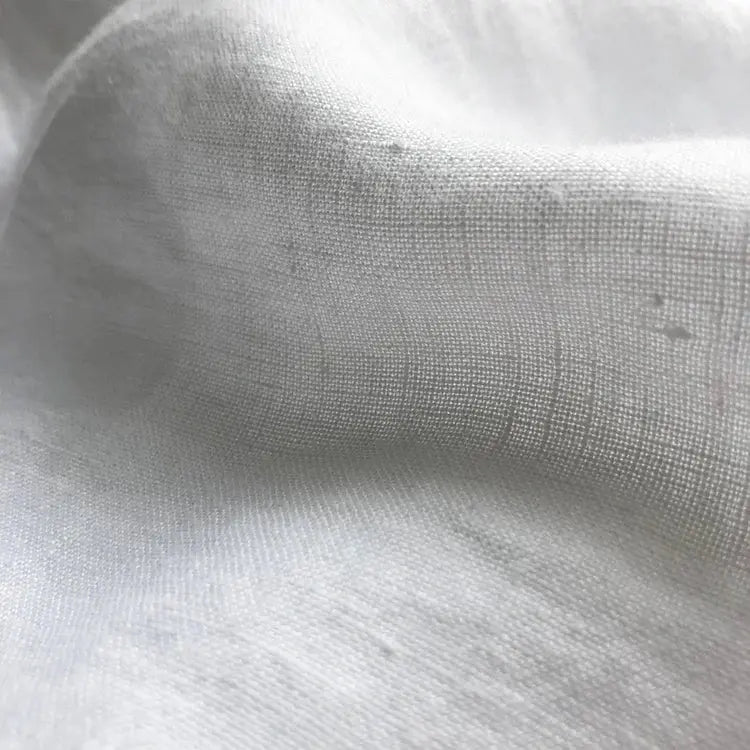 Classic Luxury White Linen Pants