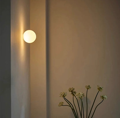 Stylish Soft Glass LED Wall Light Fixtures