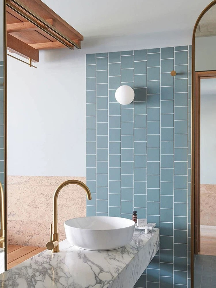 Stylish Soft Glass LED Wall Light Fixtures