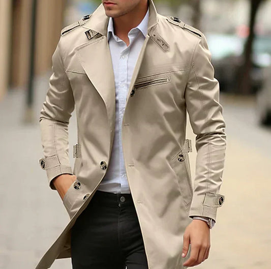 Men's Classic Water Resistant Coat - OutfitLondon
