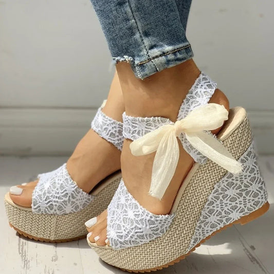 Comfortable Wedge Sandals | High Heel Summer Shoes - OutfitLondon