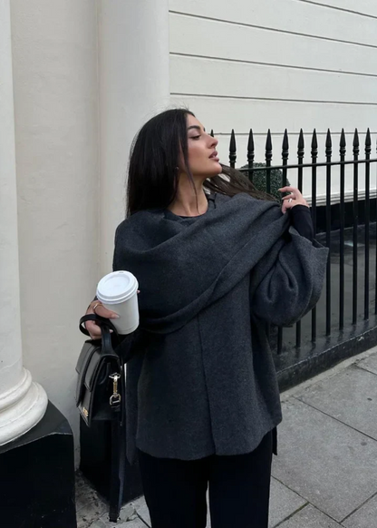 Stylish Ladies Wrap Coat