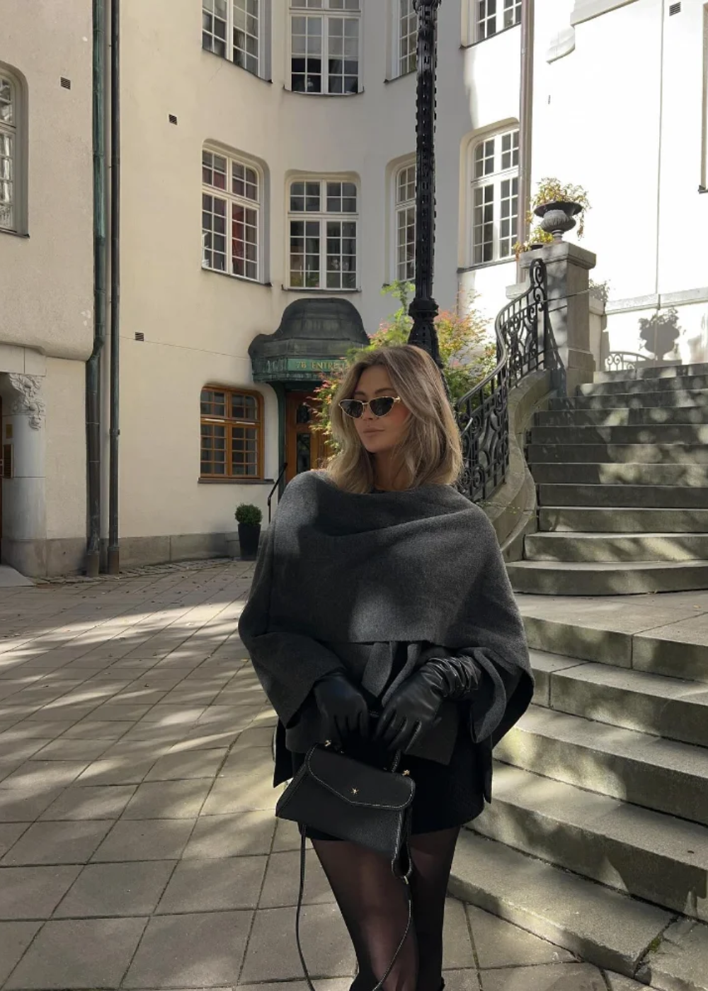 Stylish Ladies Wrap Coat