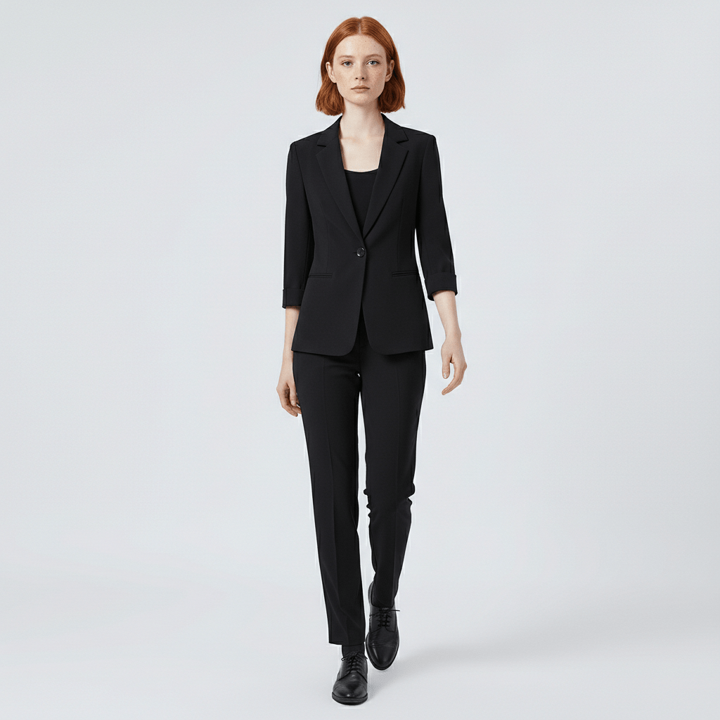 Women's 2 Piece Suit Slim Fit Jacket and Trousers