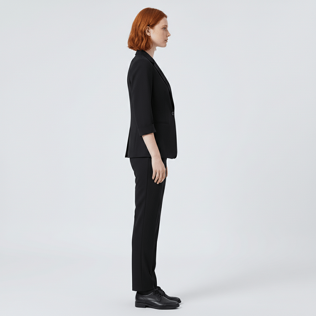 Women's 2 Piece Suit Slim Fit Jacket and Trousers