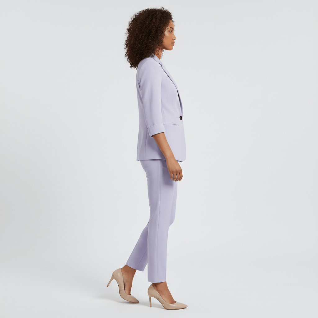 Women's 2 Piece Suit Slim Fit Jacket and Trousers