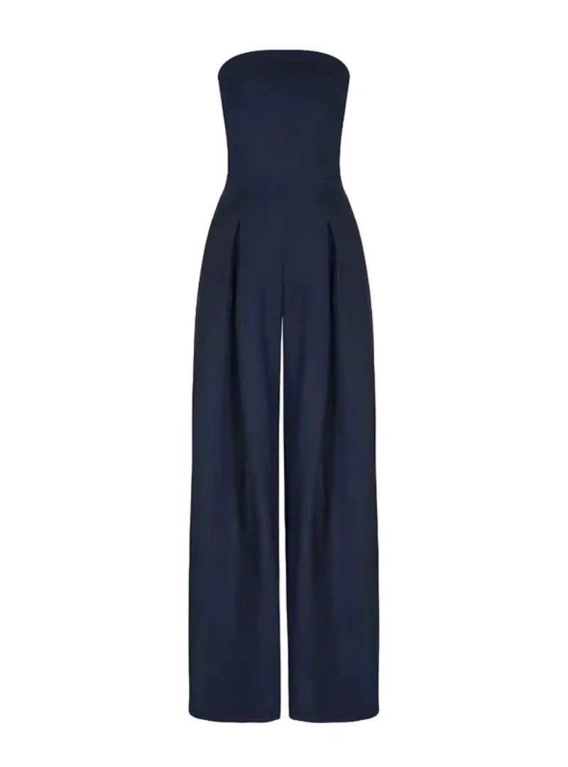 Women's Strapless Jumpsuit Minimalist Elegant Design