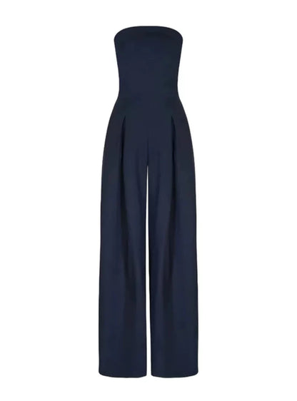 Women's Strapless Jumpsuit Minimalist Elegant Design