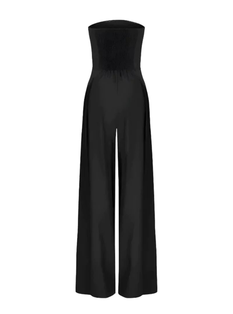 Women's Strapless Jumpsuit Minimalist Elegant Design