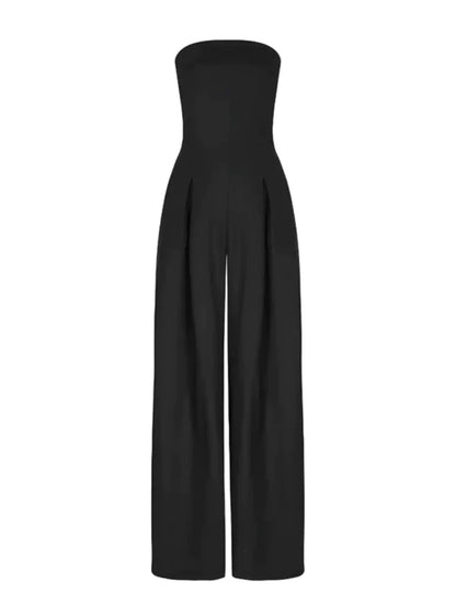 Women's Strapless Jumpsuit Minimalist Elegant Design