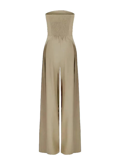 Women's Strapless Jumpsuit Minimalist Elegant Design