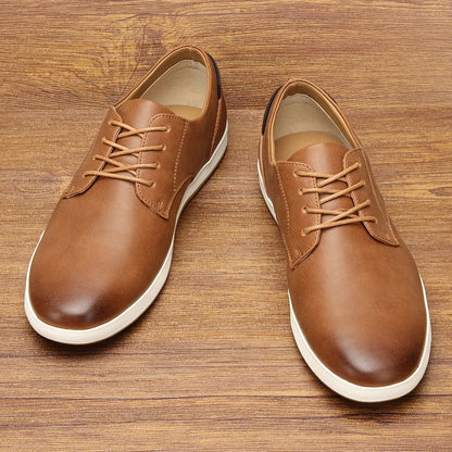 Premium Leather Running Shoes