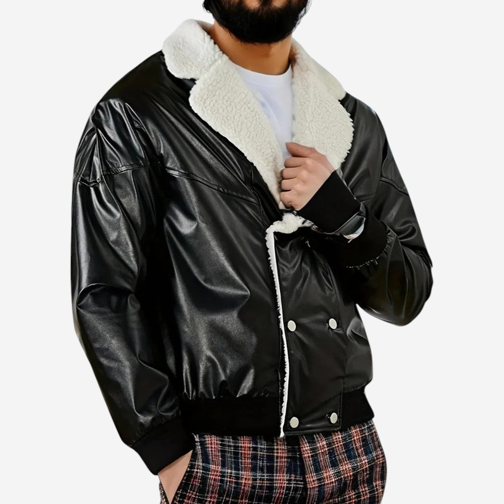 Soft Fleece Bomber Jacket - OutfitLondon