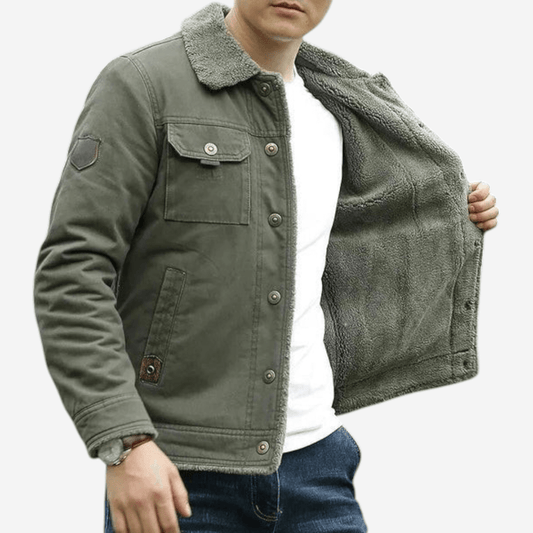 Fleece Lined Winter Coat - OutfitLondon