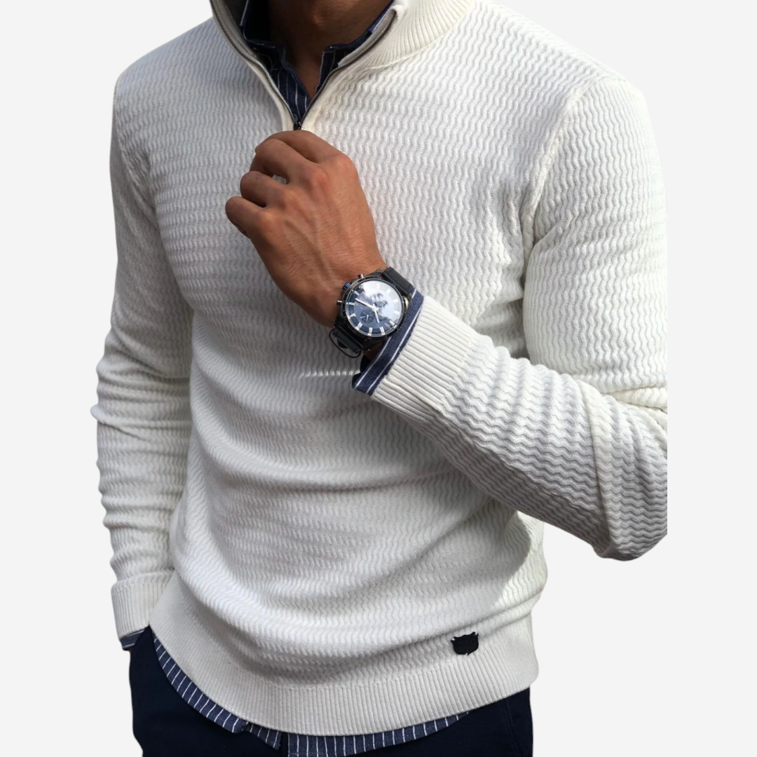 Cozy Fleece Pullover Sweater - OutfitLondon