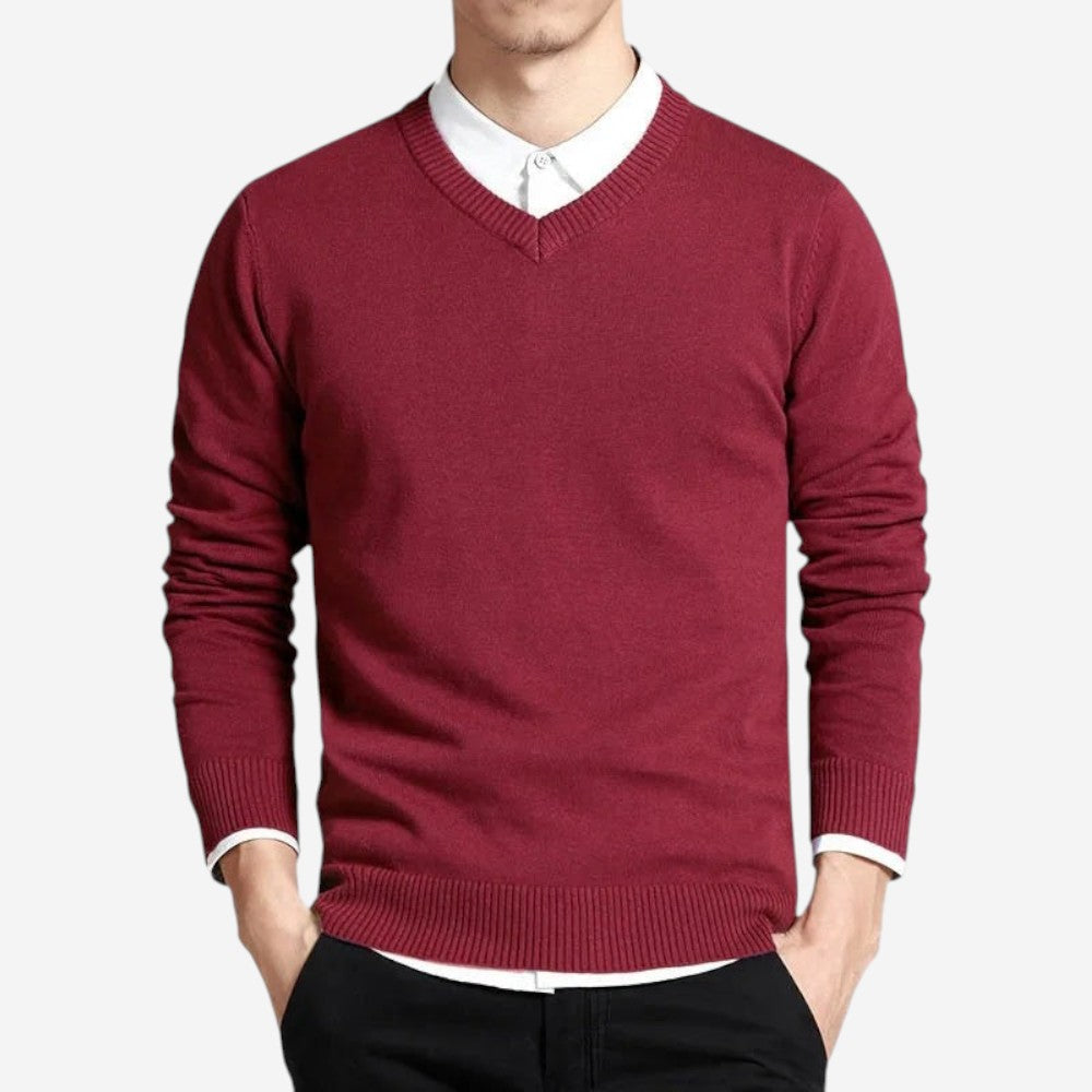 Classic Fit Crew Neck Pullover