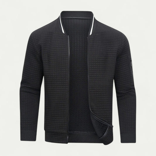 Men's Padded Fleece Bomber Jacket - OutfitLondon