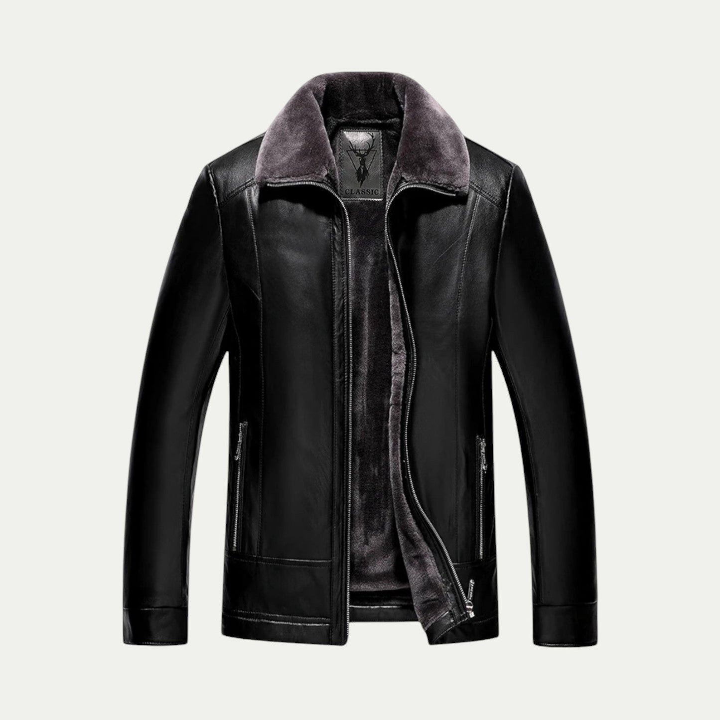 Men's Vintage Brown Biker Leather Jacket - OutfitLondon