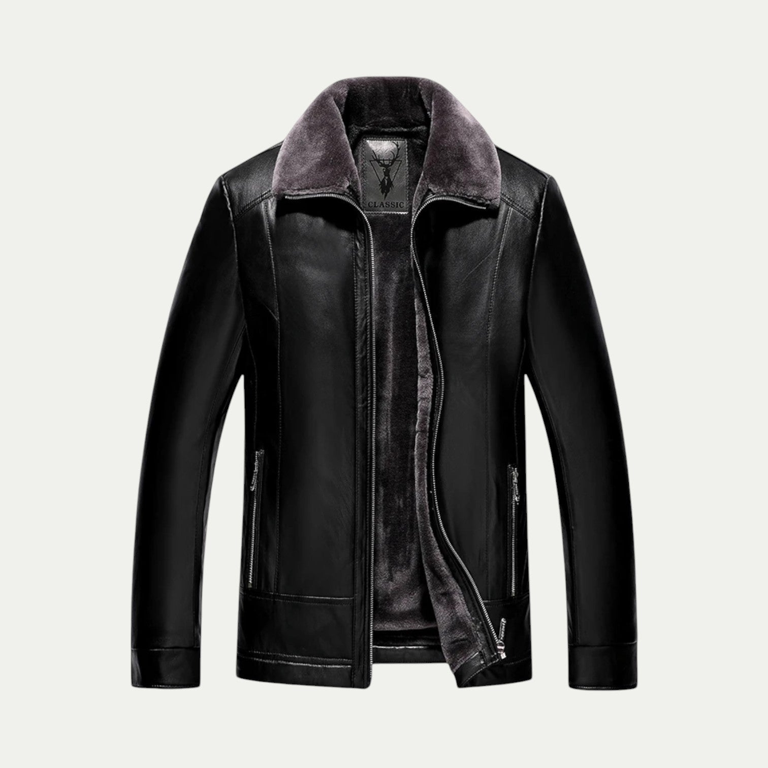 Men's Vintage Brown Biker Leather Jacket - OutfitLondon
