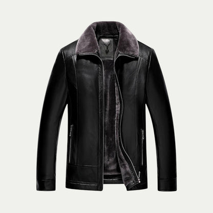 Men's Vintage Brown Biker Leather Jacket - OutfitLondon