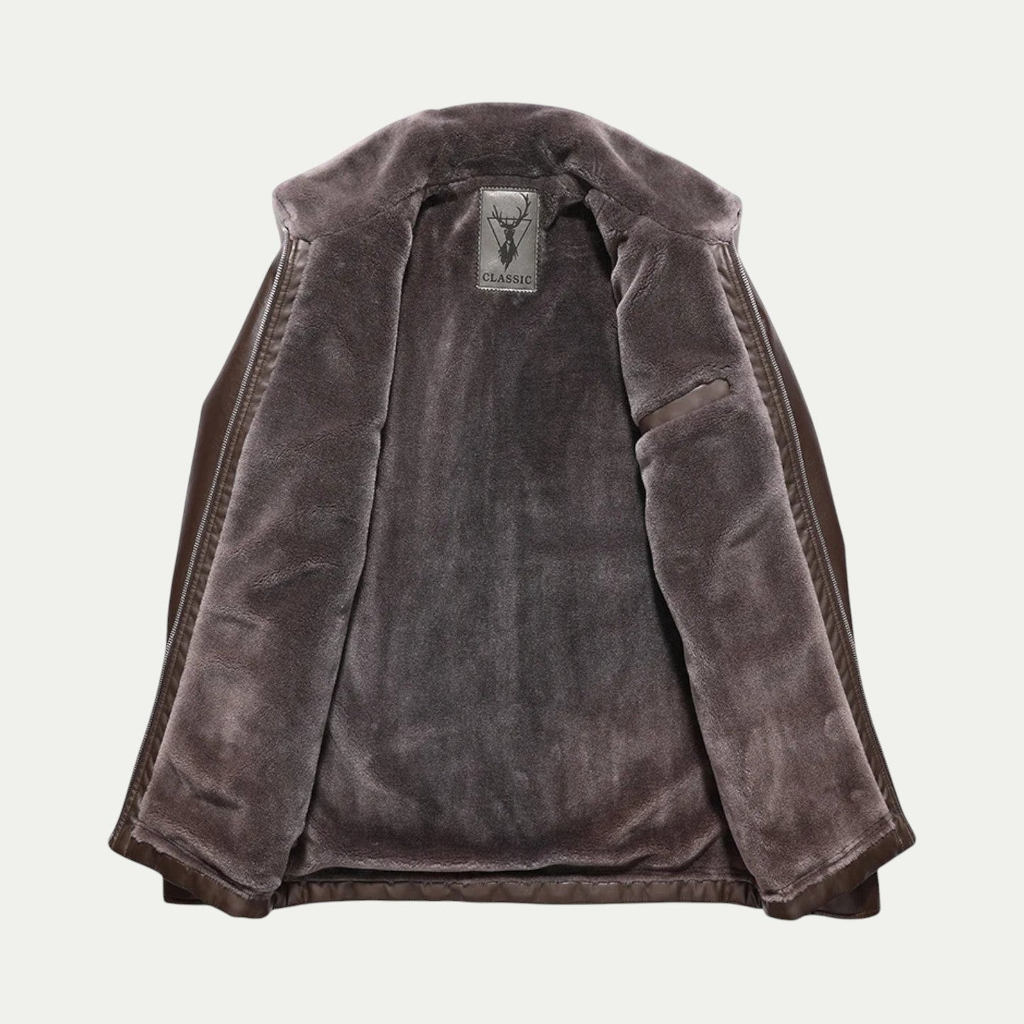 Men's Vintage Brown Biker Leather Jacket