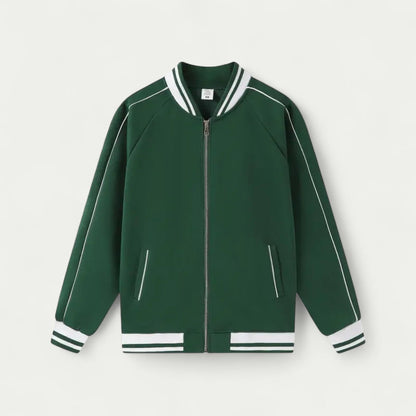 Classic Sports Zip Up Jacket - OutfitLondon