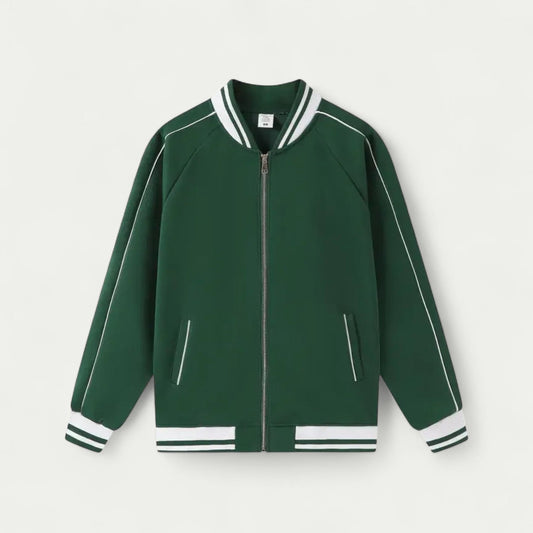 Classic Sports Zip Up Jacket - OutfitLondon