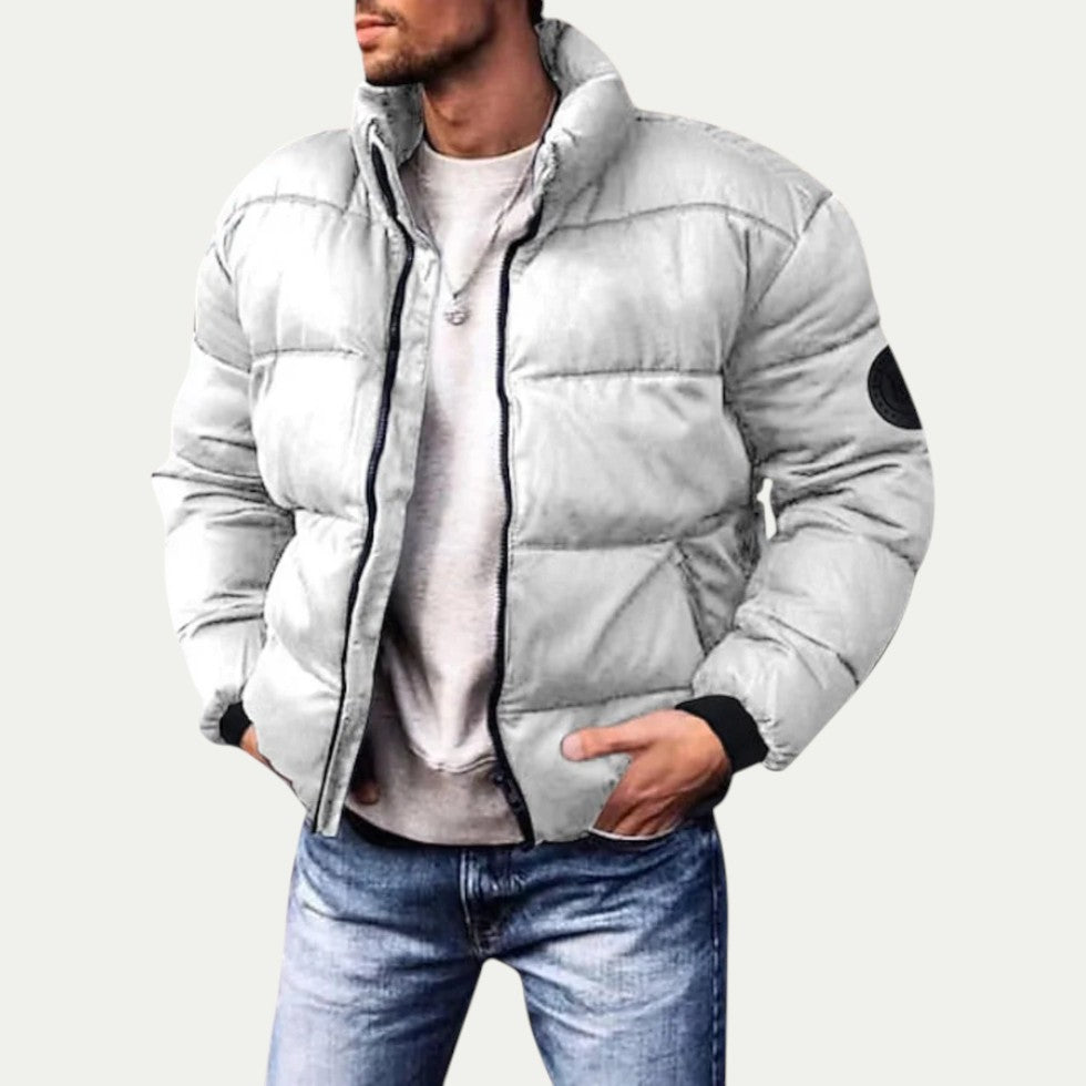 Men's Short Fitted Down Jacket