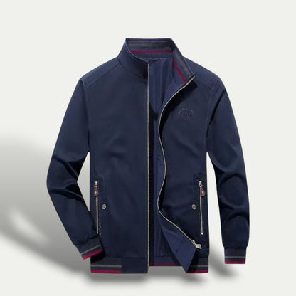 Men's Slim Fit Stripe Collar Jacket