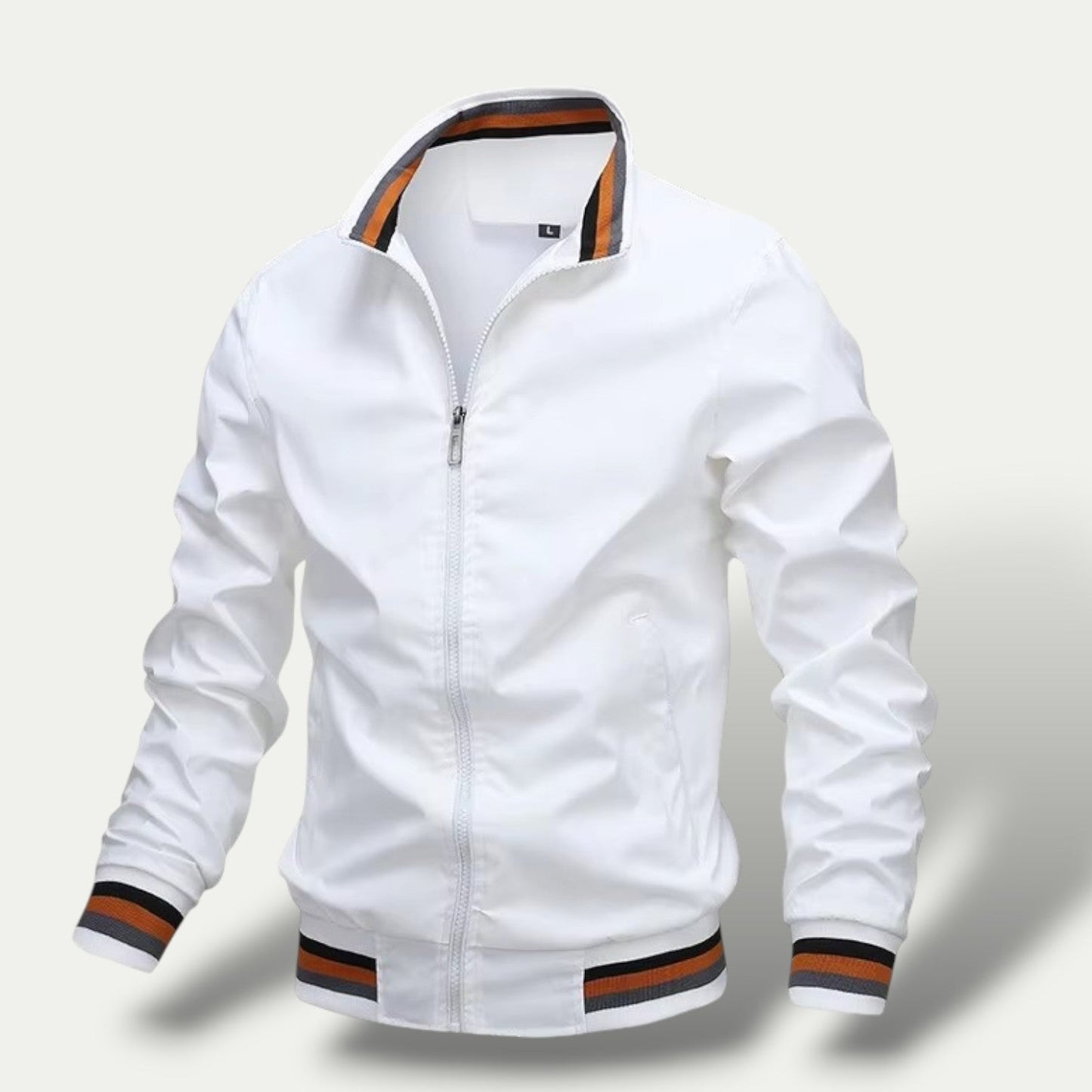 Men's Slim Fit Athletic Bomber Jacket - OutfitLondon