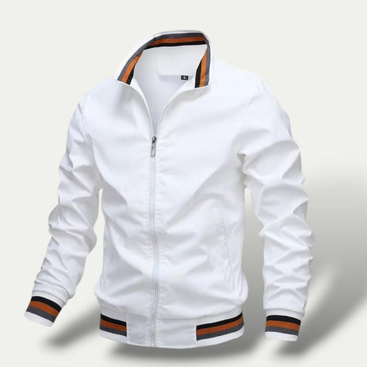 Men's Slim Fit Athletic Bomber Jacket - OutfitLondon