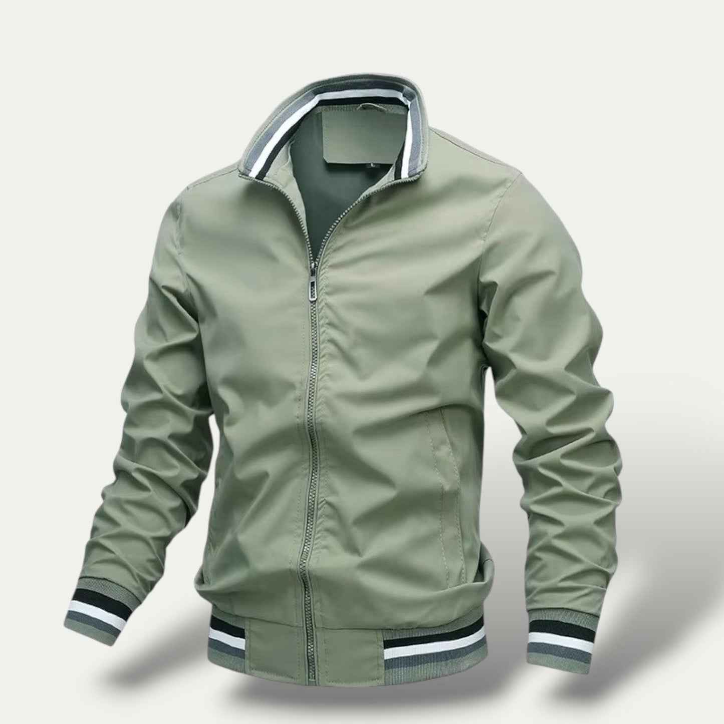 Men's Slim Fit Athletic Bomber Jacket