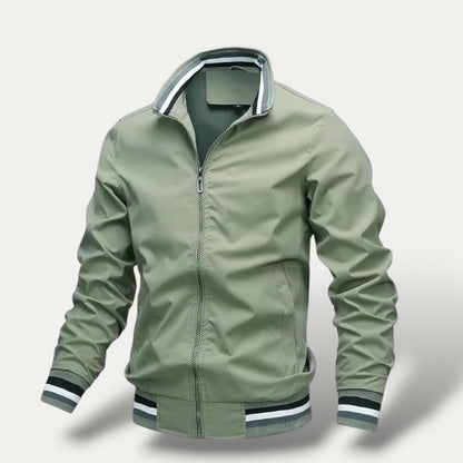 Men's Slim Fit Athletic Bomber Jacket