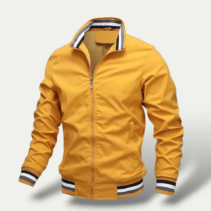 Men's Slim Fit Athletic Bomber Jacket