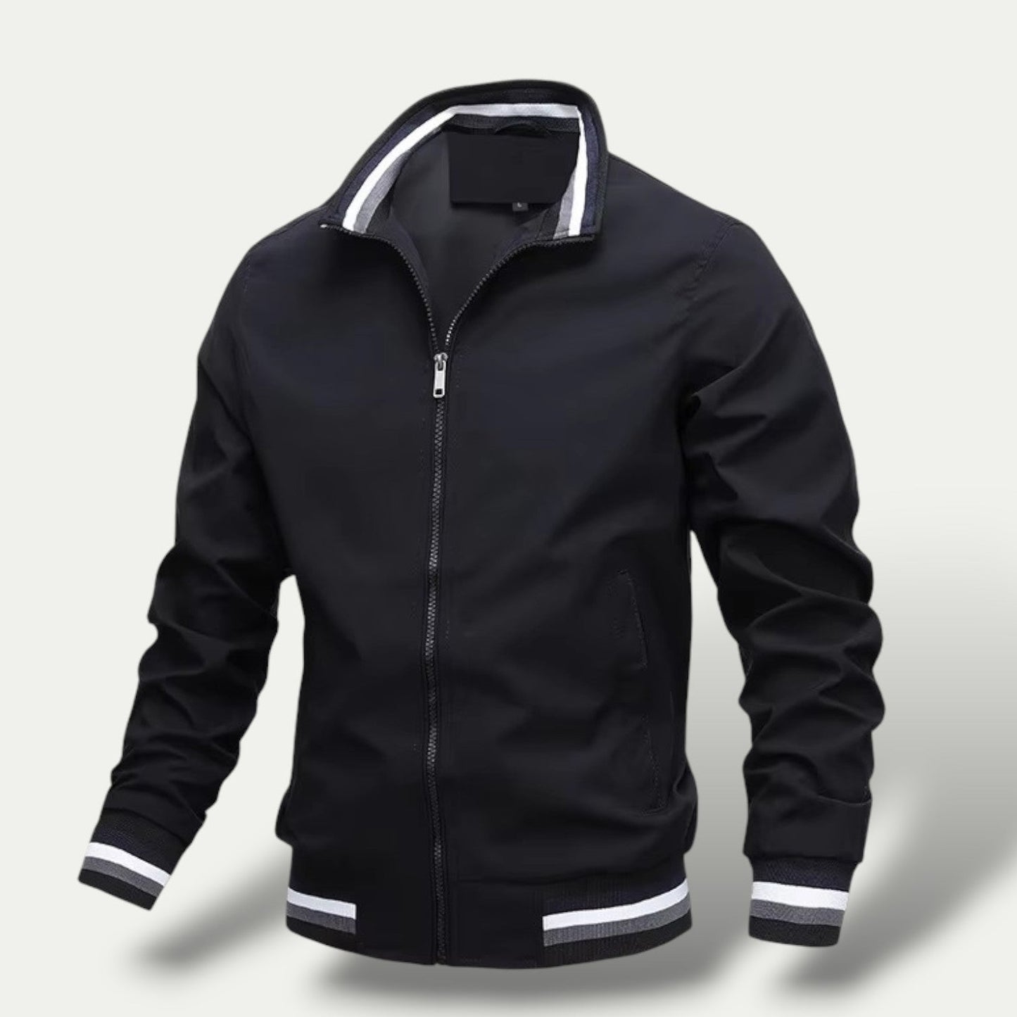 Men's Slim Fit Athletic Bomber Jacket