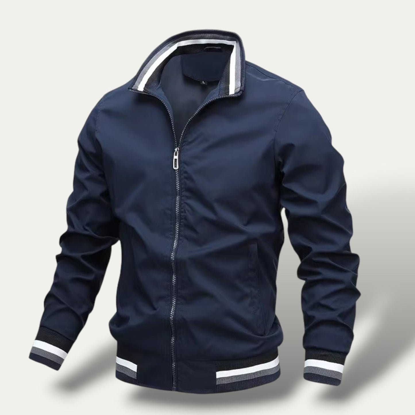 Men's Slim Fit Athletic Bomber Jacket
