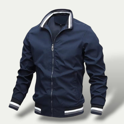 Men's Slim Fit Athletic Bomber Jacket
