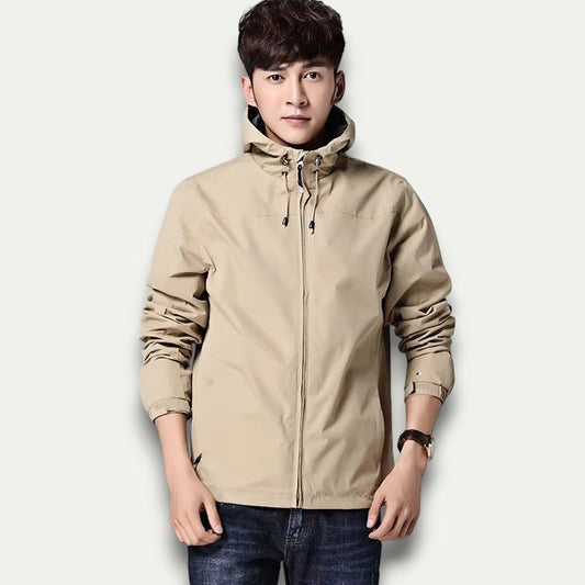 Slim Waterproof Hooded Sports Jacket - OutfitLondon