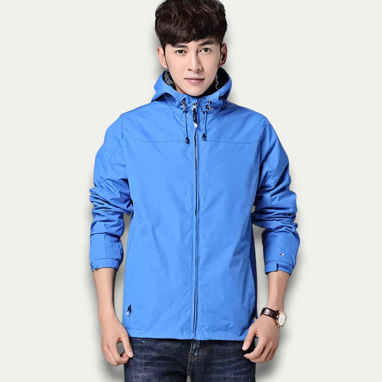 Slim Waterproof Hooded Sports Jacket