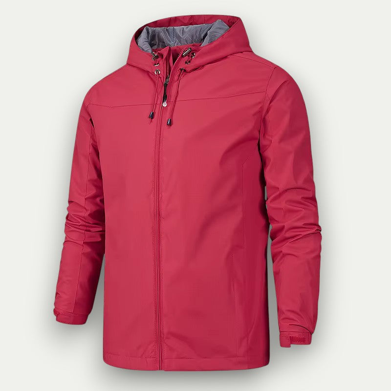 Slim Waterproof Hooded Sports Jacket