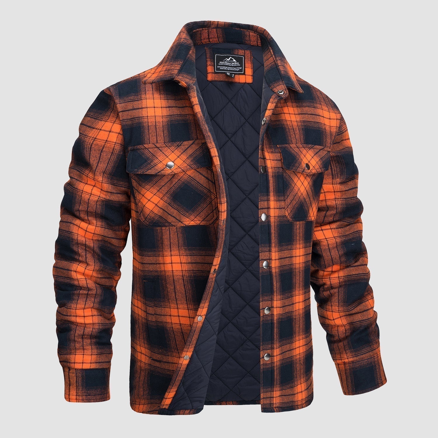 Plaid Fleece Jacket by Jack - OutfitLondon