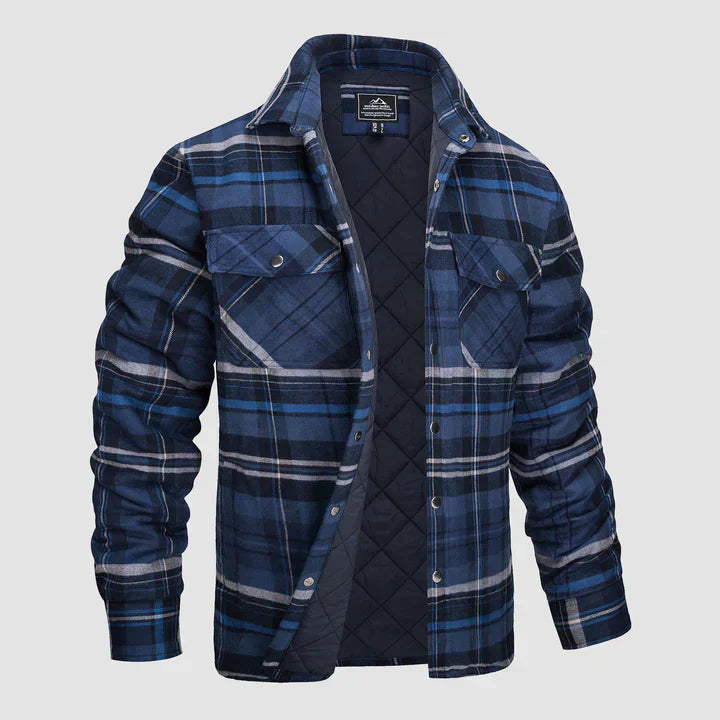 Cozy Flannel Insulated Mens Shirt