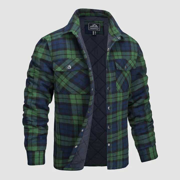 Cozy Flannel Insulated Mens Shirt