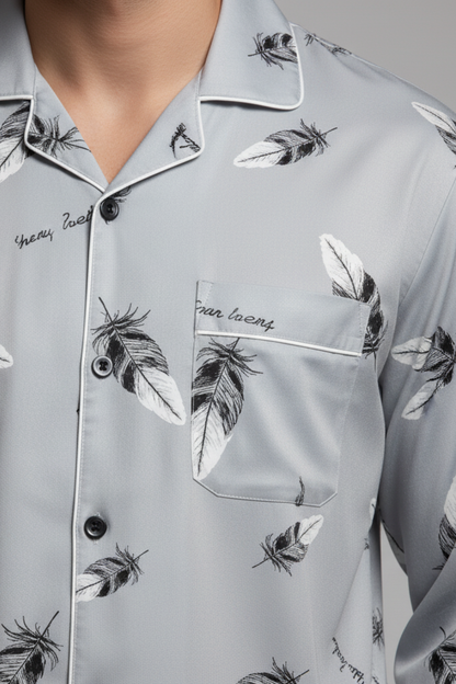 Classic Plaid Sleepwear Set for Men