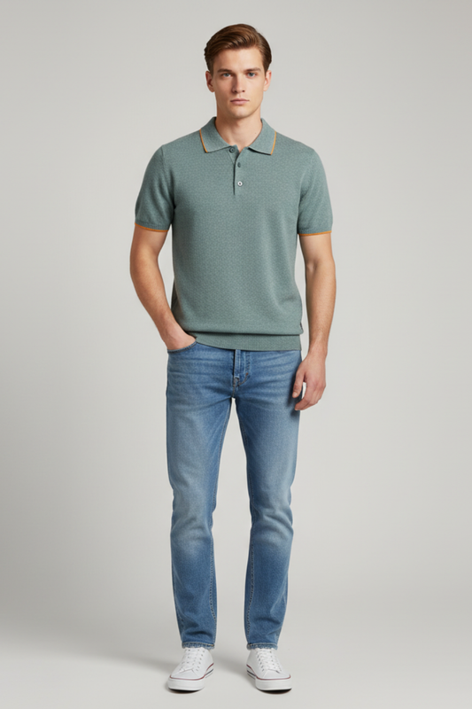 Casual Men's Breathable Polo Shirt - OutfitLondon