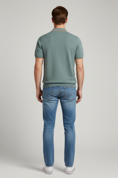 Casual Men's Breathable Polo Shirt
