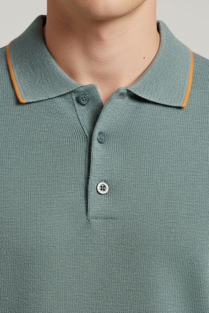 Casual Men's Breathable Polo Shirt