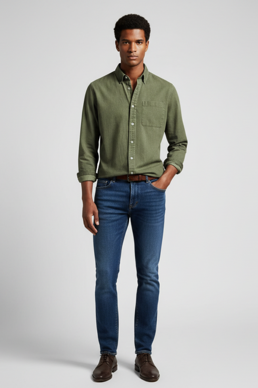 Classic Fit Casual Dress Shirt - OutfitLondon