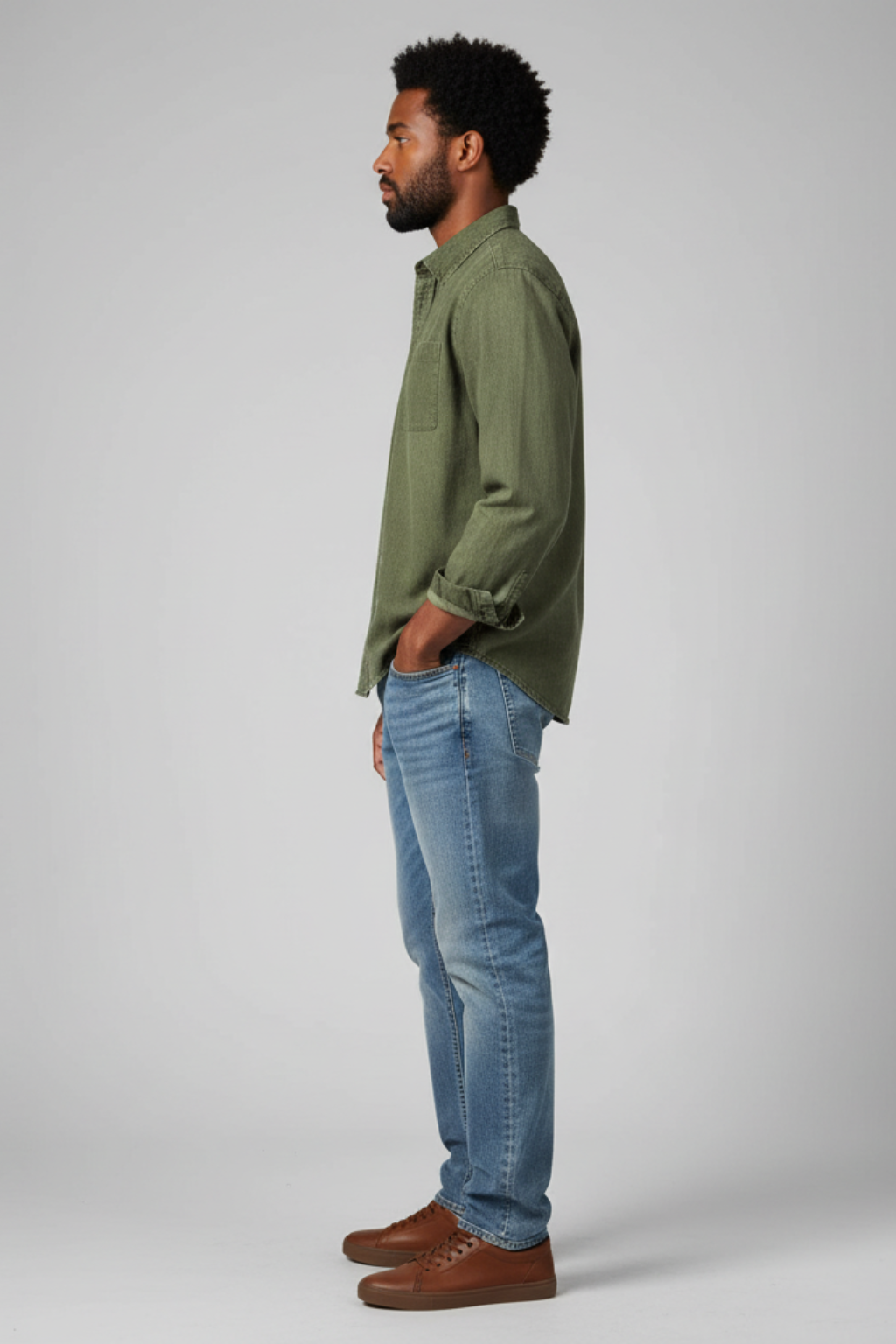 Classic Fit Casual Dress Shirt