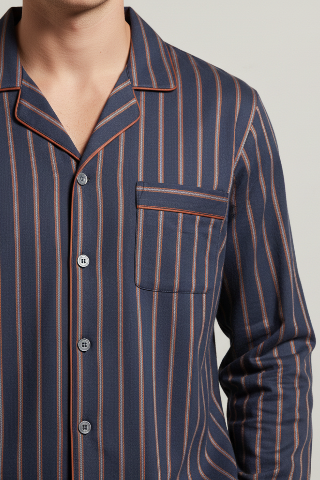 Comfortable Mens Sleepwear Pajama Set